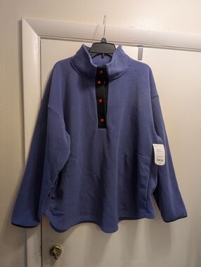 3/$20 New Quarter-Snap Fleece Pullover